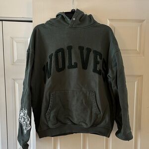 Darc Sport Wolves Dark Green Hoodie